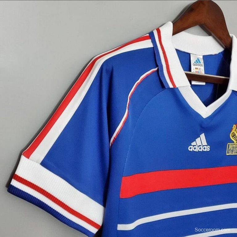 Retro 1998 France Home Jersey