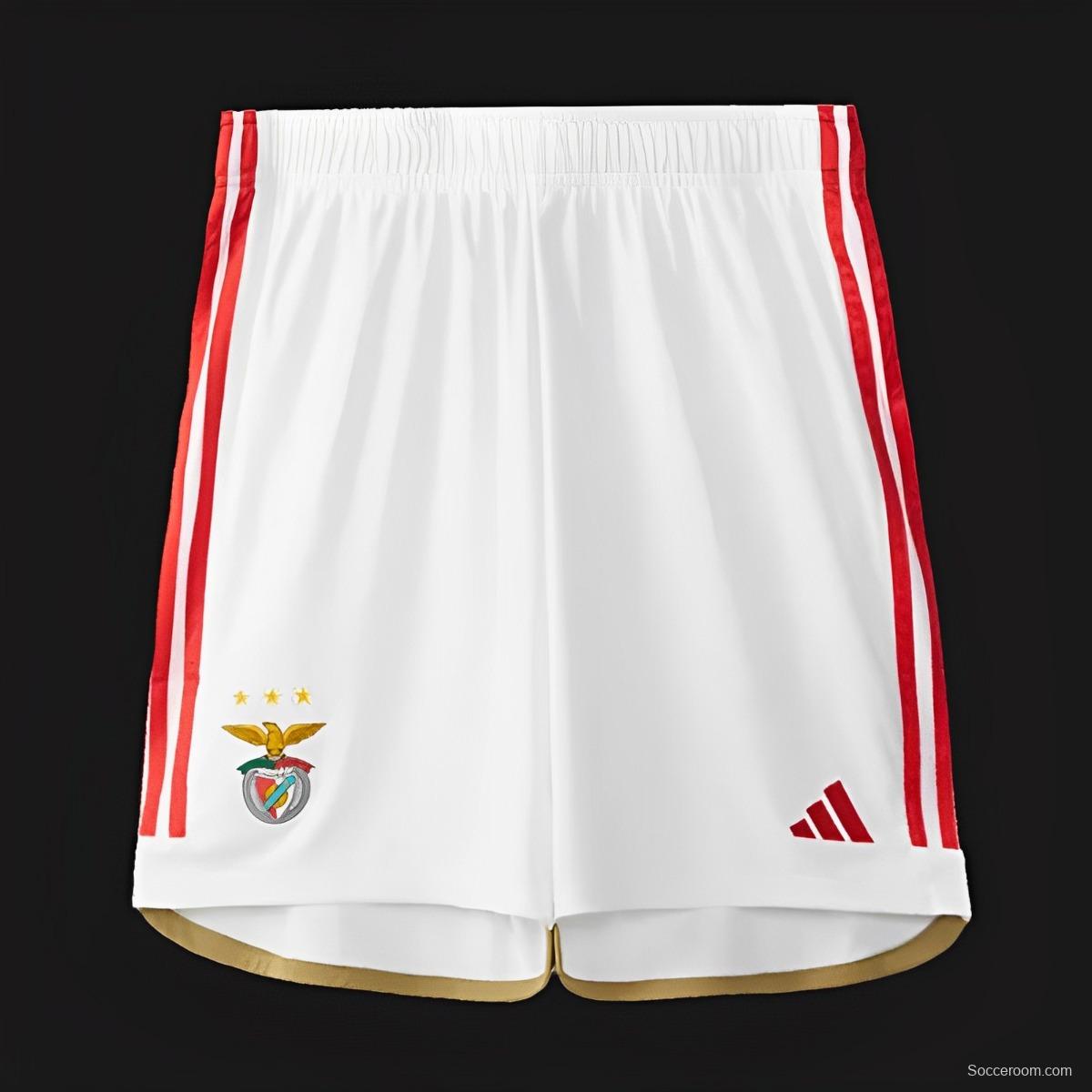 23/24 Benfica Home Shorts