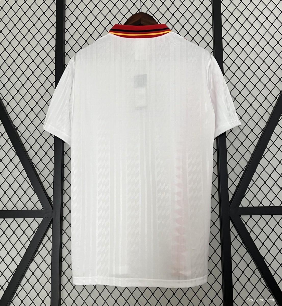 Retro 1994 Spain Away White Jersey