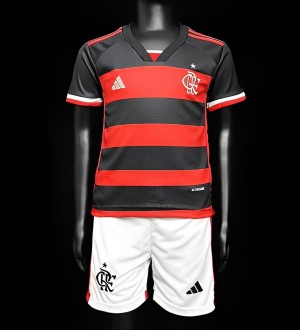 23/24 Kids Flamengo Home Jersey