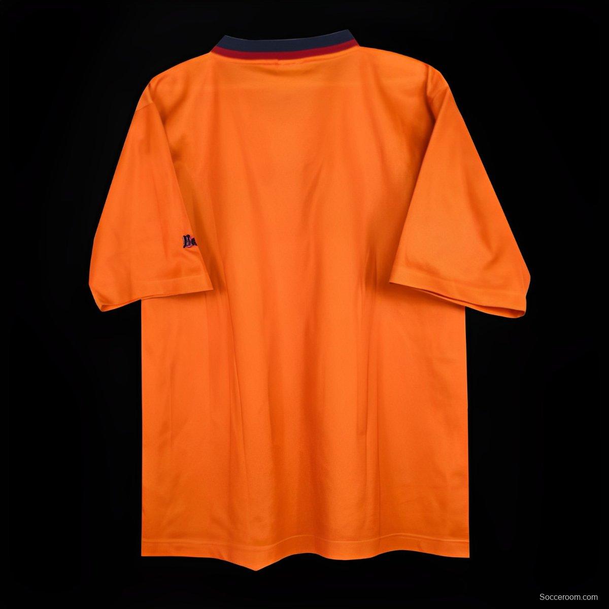 Retro 99/00 Barcelona Third Orange Jersey