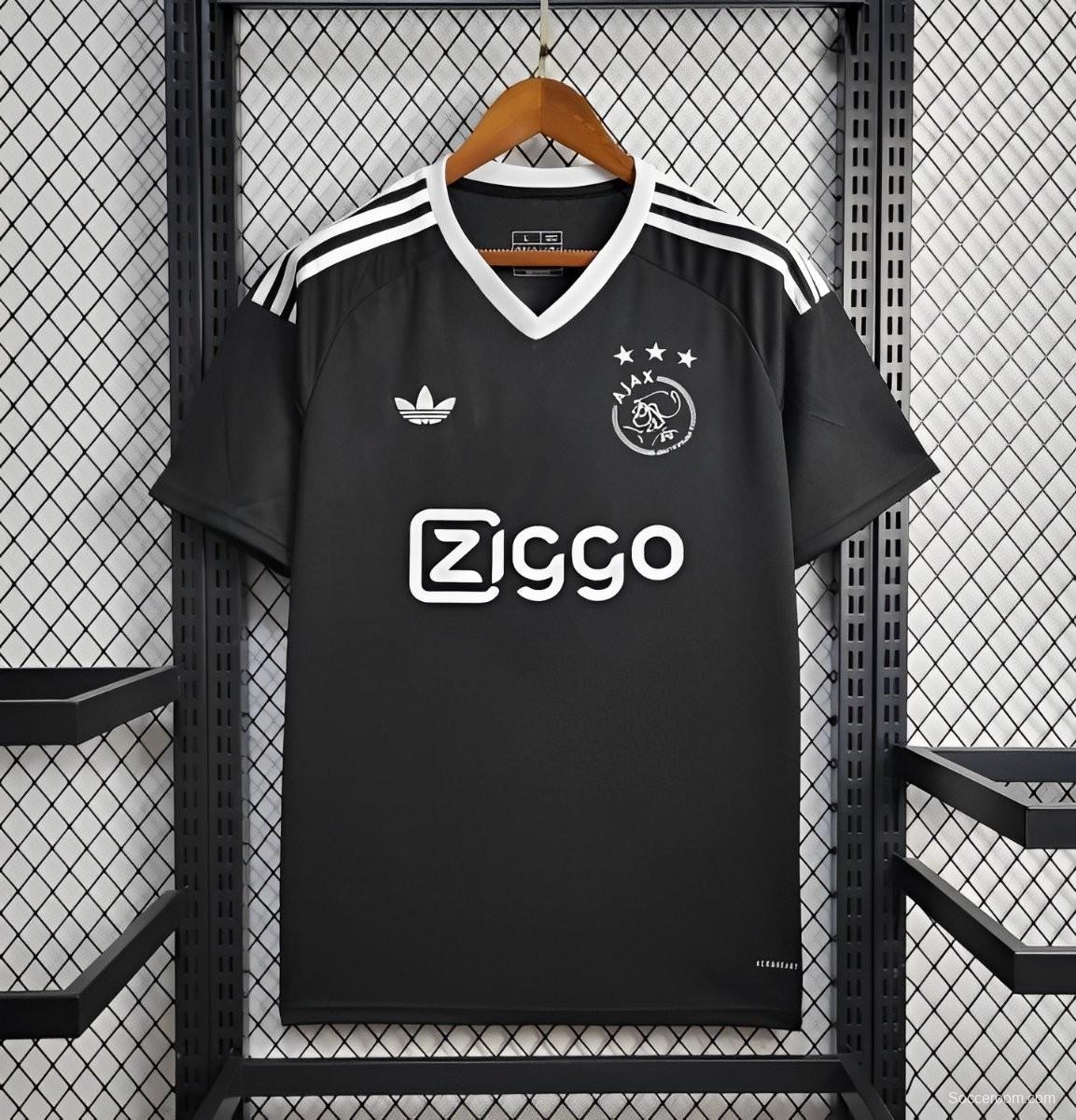 24/25 Ajax Black Pre-match Jersey