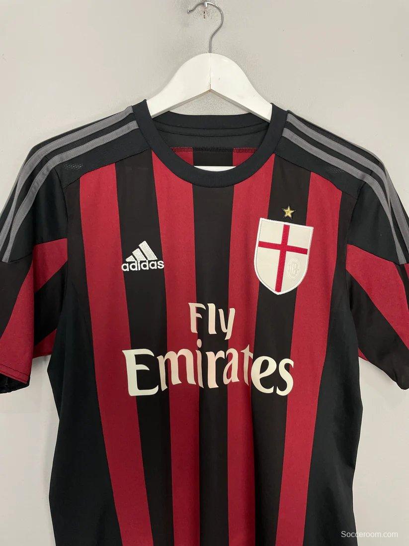 Retro 15/16 AC Milan Home Jersey