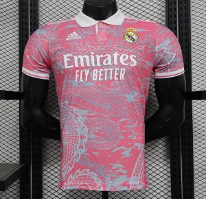 Player Version 24/25 Real Madrid Pink Dragon Special Jersey