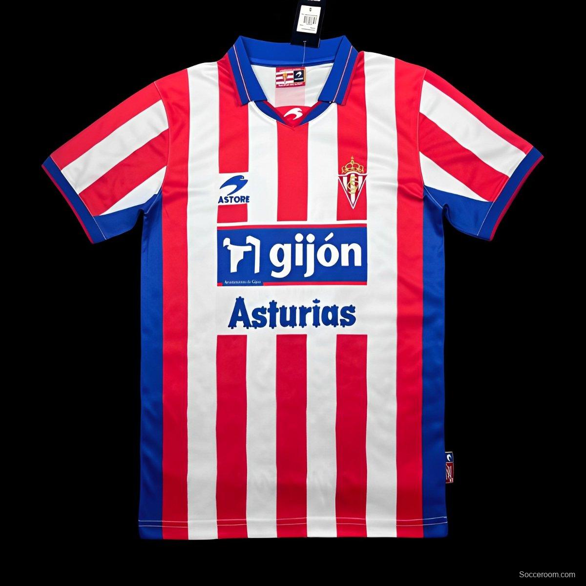 Retro 01/02 Sporting Gijon Home Jersey