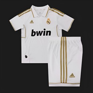 Retro Kids 11/12 Real Madrid Home Jersey