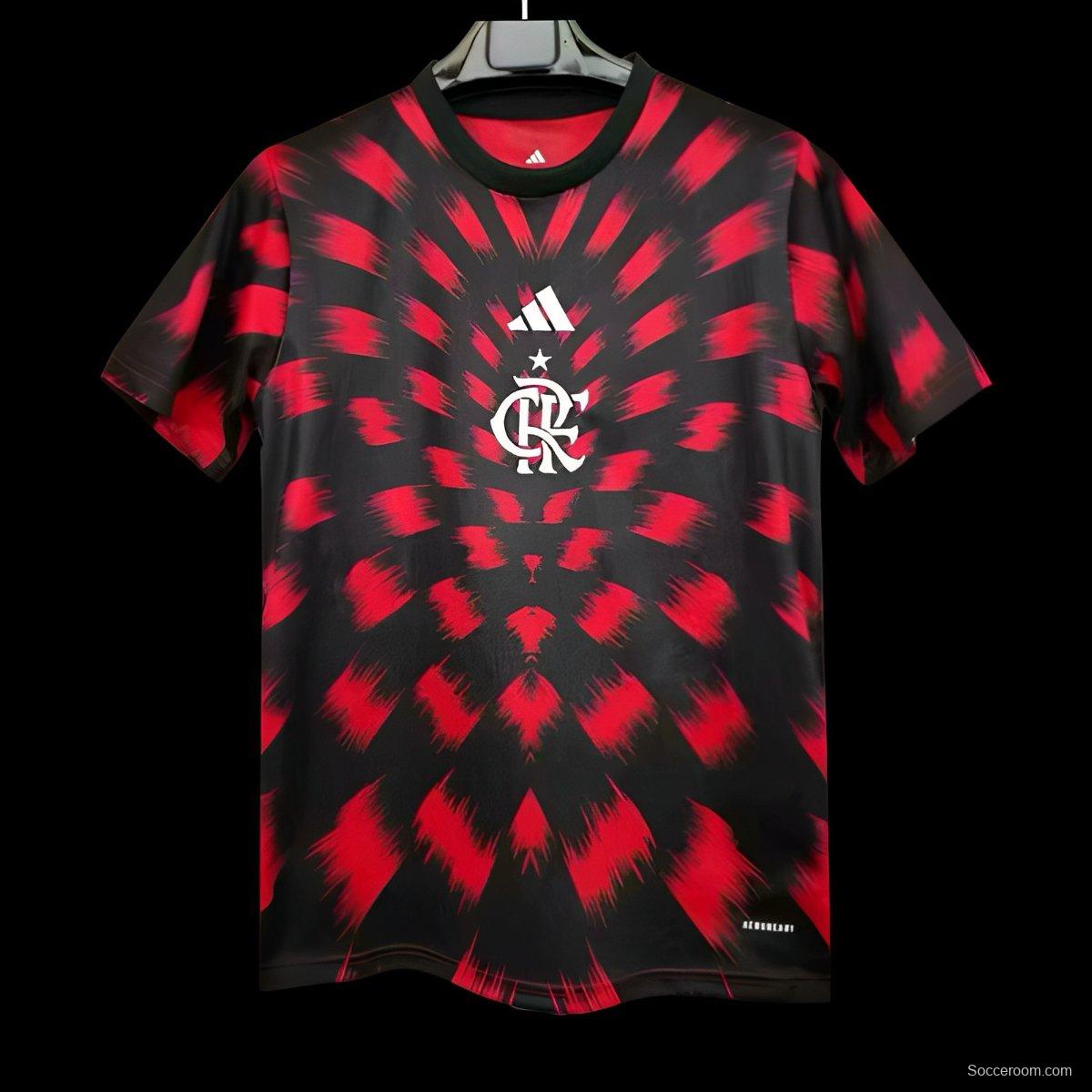 25/26 Flamengo Pre-Match Psychedelic Pattern Jersey