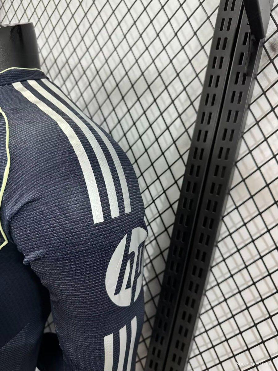 Player Version 25/26 Real Madrid Away Long Sleeve Jersey