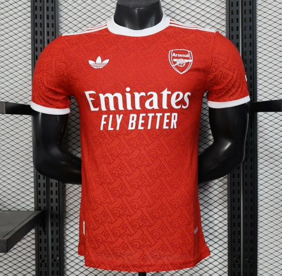Player Version 25/26 Arsenal Red Pre-Match Special Jersey