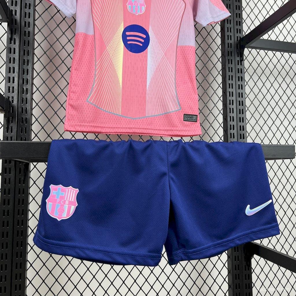 25/26 Kids Barcelona Pink Special Jersey