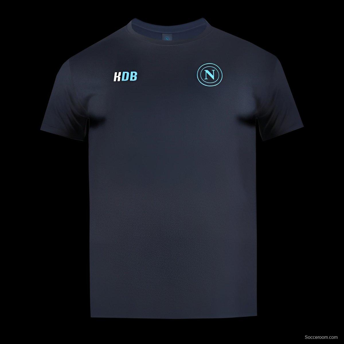 25/26 SSC Napoli Kevin De Bruyne Navy T-shirt