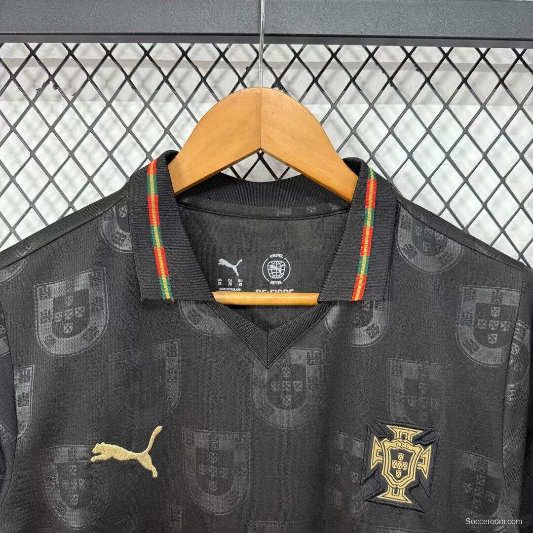 2026 Kids Portugal Black Special Edition Jersey