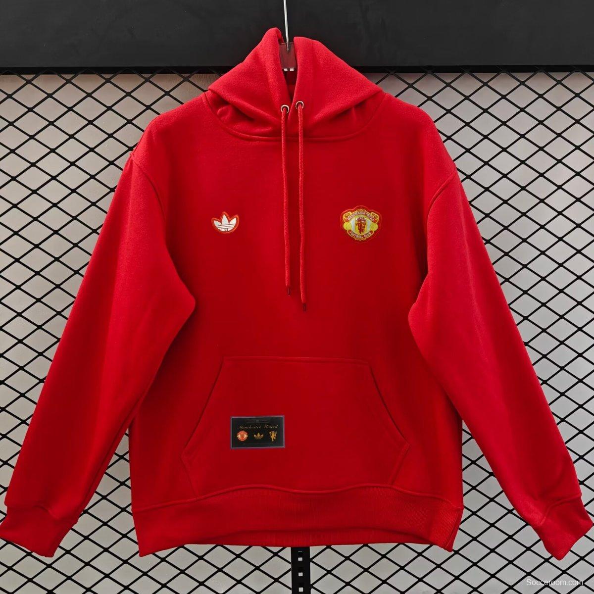 25/26 Manchester United Navy Hoodie Jacket-9 Colors