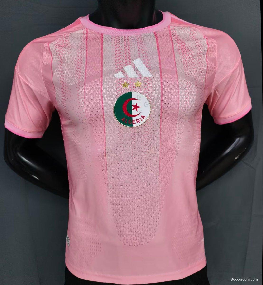Player Version 2026 Algeria Pink Jersey