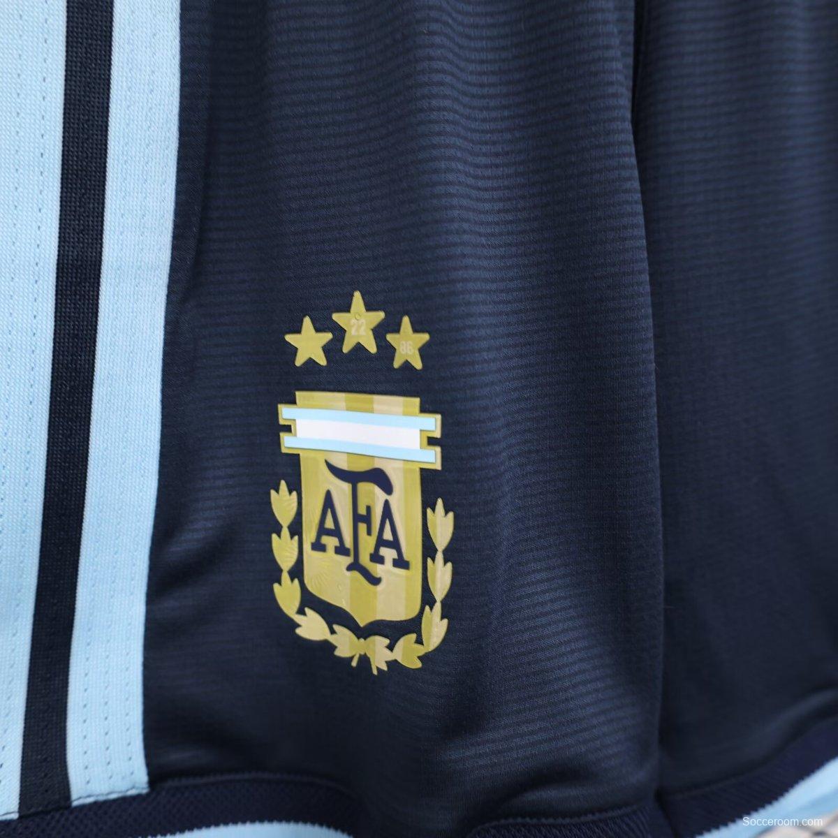 Player Version 2026 Argentina Home Shorts