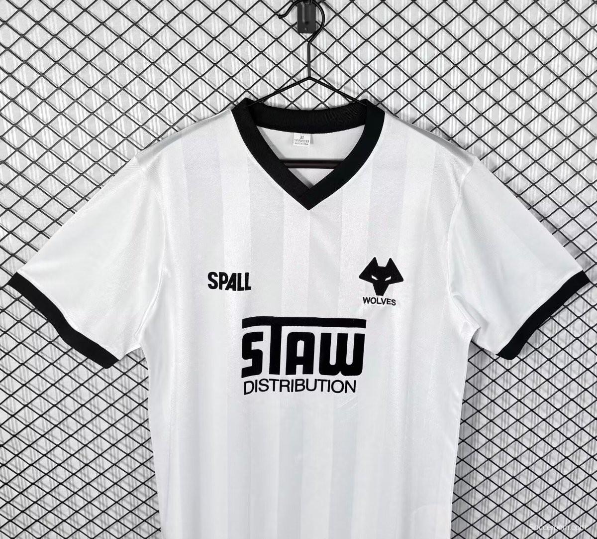 Retro 86/88 Wolverhampton Wanderers Away White Jersey