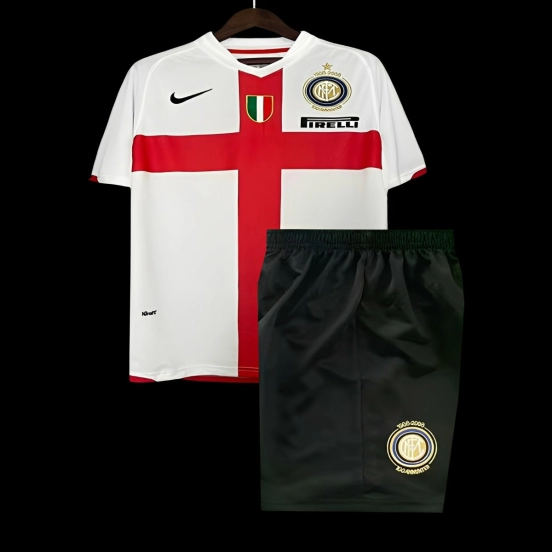 Retro Kids 07/08 Inter Milan Away White Jersey