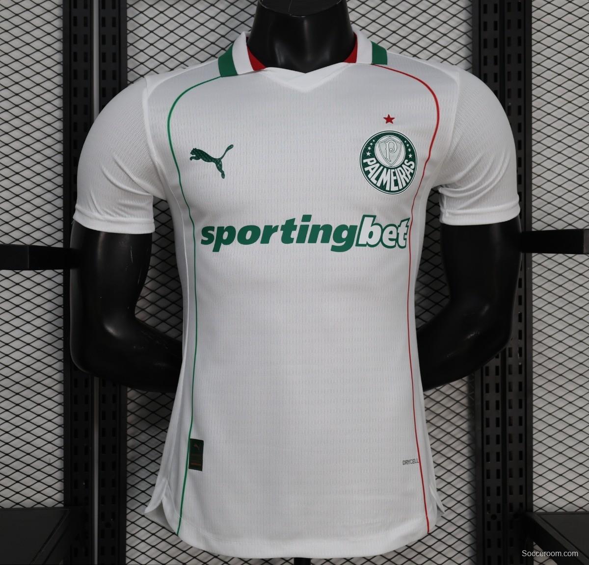 Player Version 26/27 Palmeiras Away White Jersey