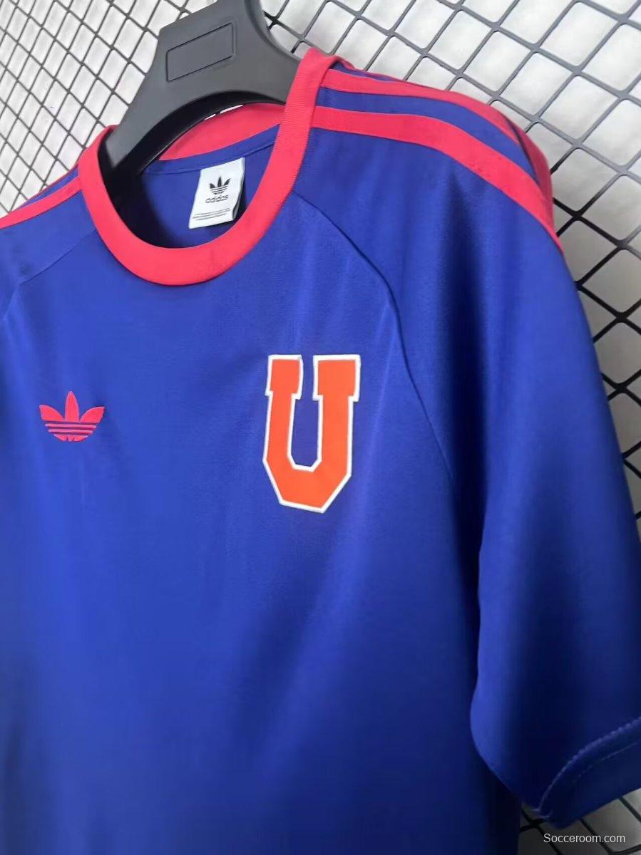 26/27 Club Uiversidada De Chile Blue Pre-Match Jersey