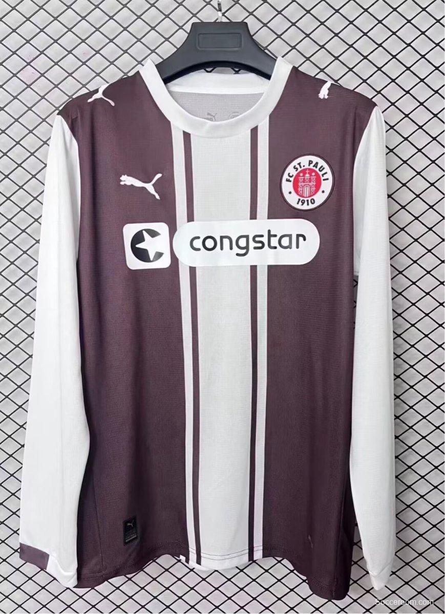 25/26 FC St. Pauli Brown 1970s Remake Special Long Sleeve Jersey