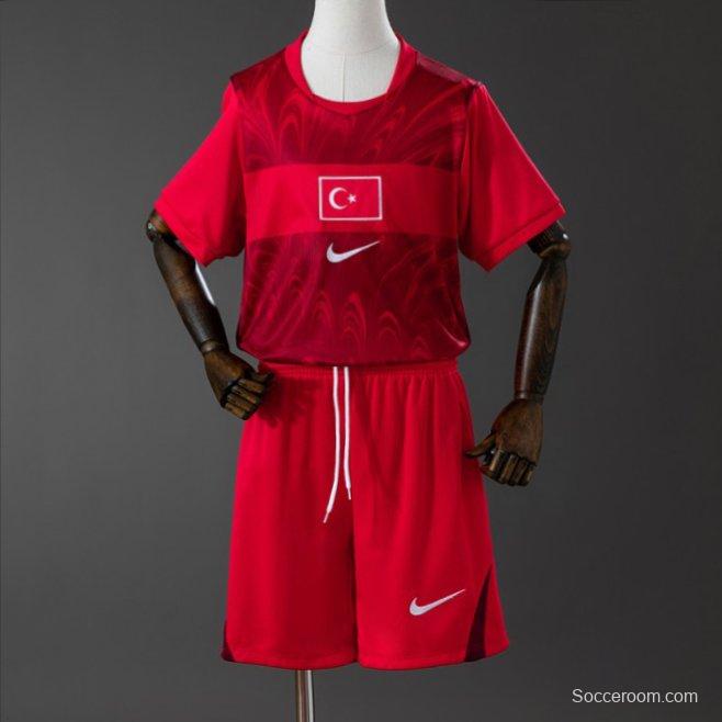 2026 Kids Turkiye Away Kit Jersey Size 16-28