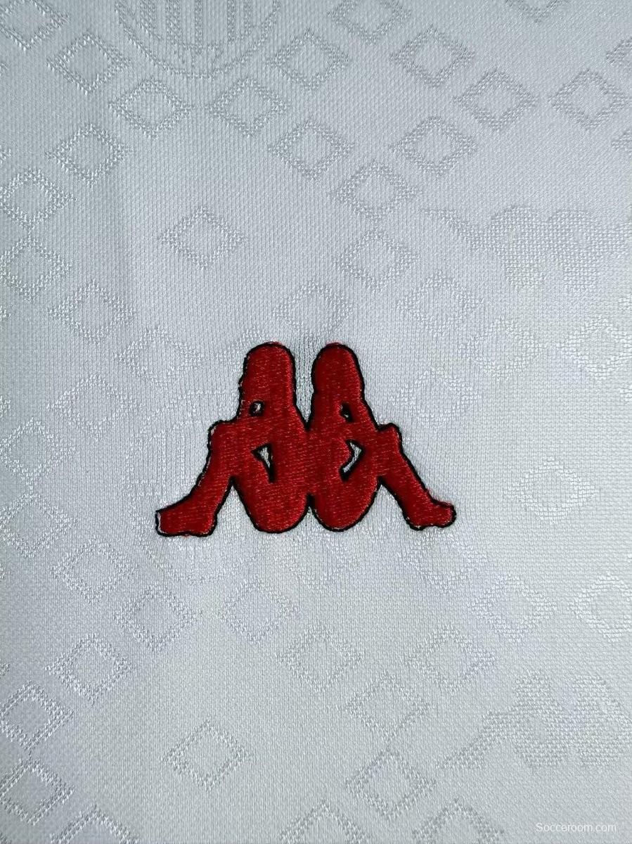 Retro 88/89 AC Miilan Away White Jersey