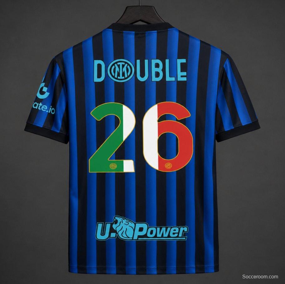 25/26 Inter Milan Home "DOUBLE 26" Special Edition Jersey