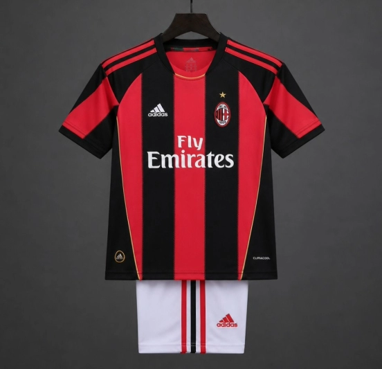 Retro 11/12 Kids AC Milan Home Jersey