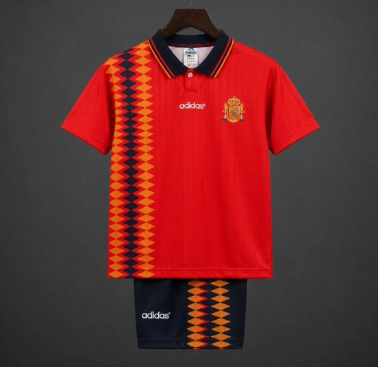 Retro 1994 Spain Home Jersey