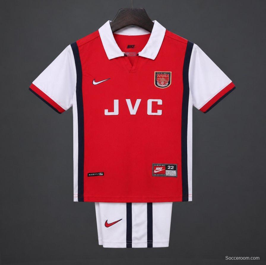 Retro Kids 98/99 Arsenal Home Jersey