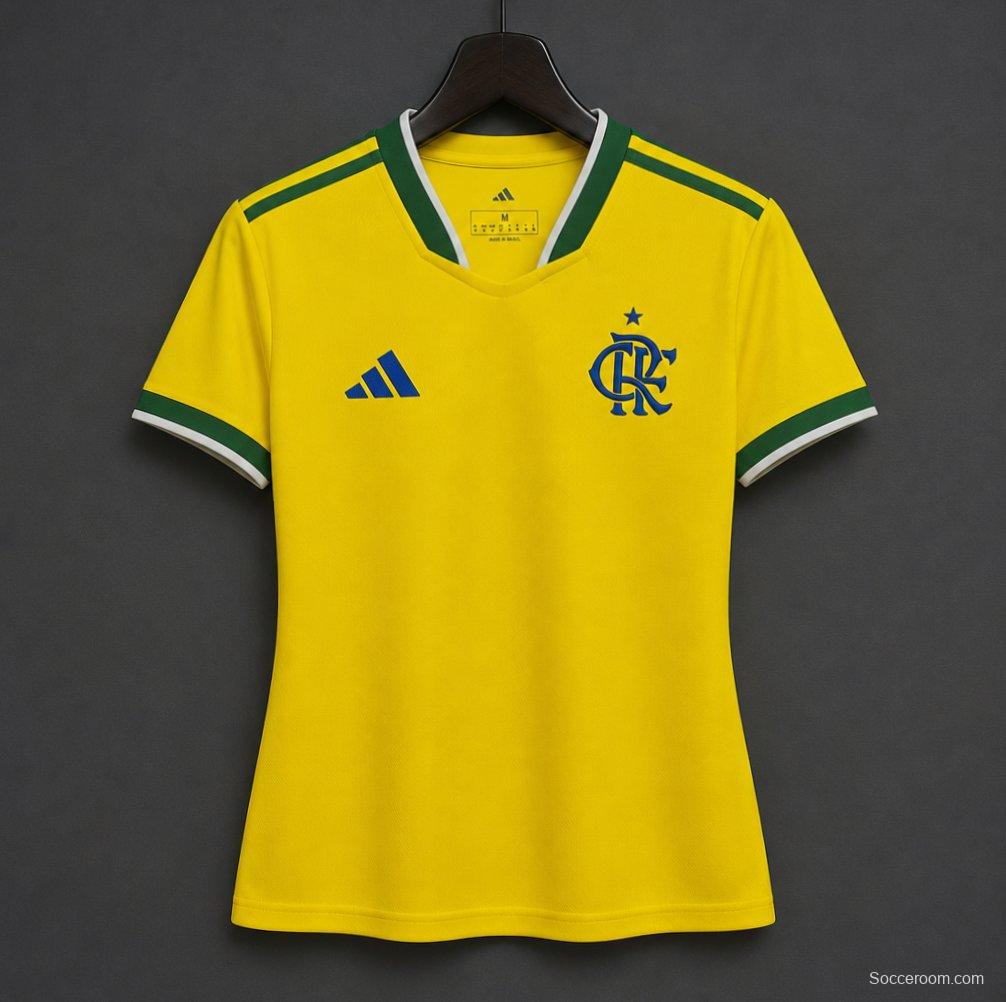 26/27 Women Flamengo Yellow Special Edition Jersey